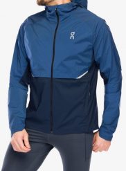 Kurtka do biegania męska On Running Core Jacket. Niebieskie kurtki treningowe męskie On Running, m, bez wzorów, z denimu, do biegania. Za 763.39 zł.