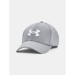 Czapka Z Daszkiem Męska Under Armour Sportowa Z Logo Blitzing. Szare czapki męskie Under Armour, na zimę, bez wzorów, sportowe. W wyprzedaży za 63.39 zł.