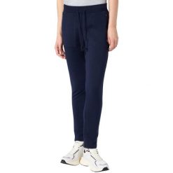 Spodnie damskie Champion Slim Pants. Niebieskie spodnie dresowe damskie CHAMPION, bez wzorów, z bawełny. Za 154.99 zł.