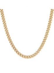 ICED STUFF Łańcuszek Miami Cuban Link Złoty. Żółte biżuteria dla mężczyzn ICED STUFF, metalowe. Za 179.99 zł.