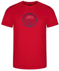 T-shirt męski Loap Alger Red. Czerwone t-shirty męskie ÀLG, na jesień, l, z aplikacjami, z bawełny, bez kołnierzyka. Za 122.99 zł.