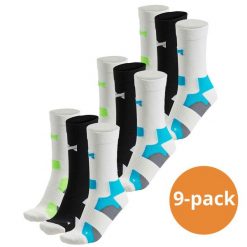 Skarpety kolarskie Xtreme Crew, 9 par, Multi Biały. Białe skarpetki damskie XTREME SOCKSWEAR, bez wzorów. Za 194.99 zł.