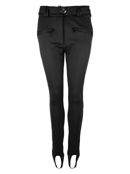 Peak Mountain Softshellowe spodnie narciarskie "Afuzzono" w kolorze czarnym rozmiar: L. Czarne spodnie dresowe damskie Peak Mountain, l, bez wzorów, z tkaniny. Za 353.27 zł.