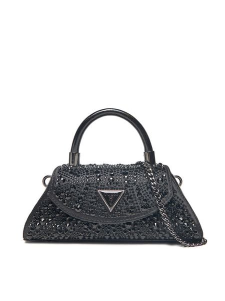 Guess Torebka HWXM95 28780 Czarny. Czarne torebki klasyczne damskie Guess, z aplikacjami, z materiału, bez dodatków. Za 409.99 zł.