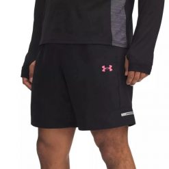 Męskie spodenki Under Armour Tech Utility Czarne Czarne. Czarne szorty męskie Under Armour, bez wzorów, z materiału, sportowe. Za 244.99 zł.