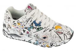 Buty sportowe Sneakersy męskie, Uno - Process Sketch. Białe buty sportowe na co dzień męskie Skechers, z materiału, bez zapięcia, trekkingowe. Za 499.99 zł.