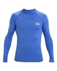 Koszulka surfingowa z długim rękawem UPF 50 dla Mężczyzn EVERYDAY Niebieski. Niebieskie koszulki męskie z długim rękawem Quiksilver, m, z elastanu. Za 129.00 zł.