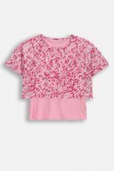 Koszulka sportowa dziecięca Lemon Explore WL6 krótki rękaw dwustronna. Czerwone koszulki dziewczęce LEMON explore, bez wzorów, z dzianiny, bez ramiączek. Za 59.90 zł.