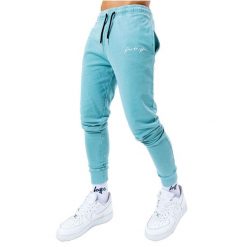 Spodnie sportowe męskie Justhype Acid Wash Joggers. Niebieskie spodnie sportowe męskie Hype, l, z bawełny. Za 149.99 zł.