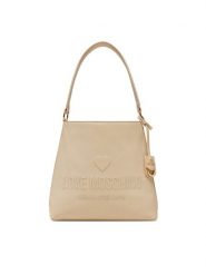 LOVE MOSCHINO Torebka JC4115PP1ML1011A Écru. Torebki klasyczne damskie Love Moschino, bez wzorów, ze skóry, bez dodatków. Za 569.99 zł.