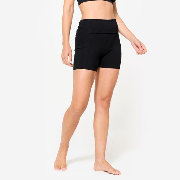 Second Life - Spodenki do jogi damskie Kimjaly - Stan Doskonały. Czarne spodenki sportowe damskie KIMJALY, bez wzorów, z bawełny. Za 33.99 zł.