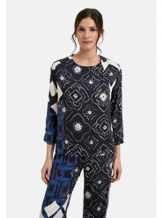 Milano Italy Bluzka w kolorze granatowym rozmiar: 38. Niebieskie bluzki damskie Milano Italy, bez wzorów, z wiskozy, bez kołnierzyka, bez ramiączek. Za 173.99 zł.