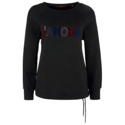 S.Oliver bluza damska, 34, czarna. Czarne bluzy bez kaptura damskie S.Oliver, s. Za 199.00 zł.