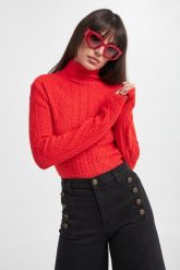 Sweter damski TWINSET. Swetry klasyczne damskie Twinset Milano, m, bez kołnierzyka. W wyprzedaży za 434.07 zł.