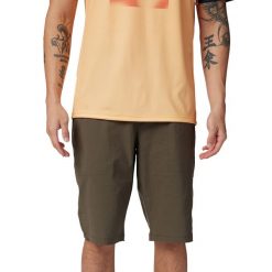 Spodenki rowerowe męskie Fox Racing Ranger Lite. Brązowe szorty męskie Fox Racing, na lato, bez wzorów. Za 252.00 zł.
