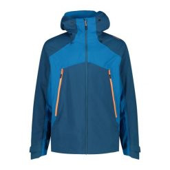 Kurtka przeciwdeszczowa z kapturem CMP. Niebieskie kurtki męskie CMP, xl, bez wzorów, sportowe, z kapturem. Za 776.50 zł.