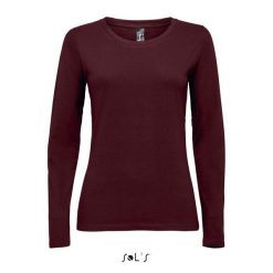 Koszulka Sol's Majestic. Czerwone t-shirty damskie SOL'S, s, bez wzorów, z bawełny, bez kołnierzyka. Za 83.00 zł.