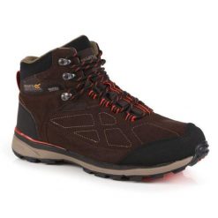 Buty trekkingowe męskie Regatta Samaris wodoodporne. Brązowe buty trekkingowe męskie Regatta, bez zapięcia, trekkingowe. Za 312.00 zł.