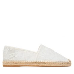 Espadryle KARL LAGERFELD. Białe espadryle damskie Karl Lagerfeld, bez wzorów, bez obcasa. Za 459.99 zł.