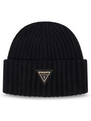 Guess Czapka AW5623 VIS01 Czarny. Czarne czapki zimowe damskie Guess, z wiskozy. Za 154.99 zł.