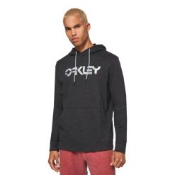 Bluza Sportowa z Kapturem Męska Oakley B1B PO Hoodie 2.0. Białe bluzy sportowe męskie Oakley, bez wzorów, casualowe, bez kołnierzyka, bez ramiączek. Za 176.99 zł.