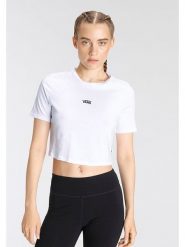 Vans Koszulka "Flying V" w kolorze białym rozmiar: XL. Białe bluzki damskie Vans, xl, bez wzorów, z bawełny, bez kołnierzyka, bez ramiączek. Za 24.12 zł.