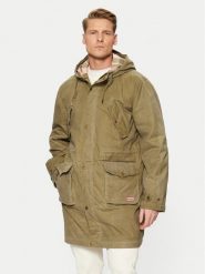 Hunter Parka Liam HARM0028242 Khaki Regular Fit. Brązowe parki męskie Hunter, m, bez wzorów, z bawełny. Za 769.99 zł.