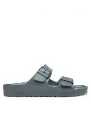 Birkenstock Klapki Arizona 1031352 Szary. Szare klapki damskie Birkenstock, bez wzorów, z syntetyku, bez obcasa. Za 229.99 zł.