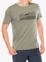 Koszulka z nadrukiem męska CMP Verte T-Shirt. Zielone t-shirty męskie CMP, m, bez wzorów, z elastanu, bez kołnierzyka. Za 159.49 zł.