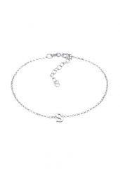 Elli Damski wisior Litera S Basic w srebrze próby 925 Sterling Silver Bransoletki 1 ct. Szare bransoletki damskie Elli, srebrne. Za 139.39 zł.