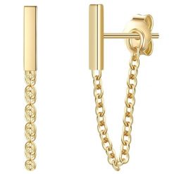 Glanzstücke München Kolczyki Srebro wysokiej próby Żółte złoto 1 ct Damski. Żółte kolczyki damskie Glanzstücke München, pozłacane, na sztyftcie. Za 139.99 zł.