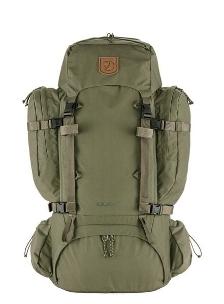Plecak trekkingowy Fjallraven Kajka 75. Zielone plecaki męskie Fjällräven, bez wzorów, z nylonu. Za 1,867.90 zł.