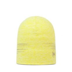 Czapka BUFF DRYFLX BEANIE SOLID LIME. Żółte czapki męskie Buff, bez wzorów, z elastanu. Za 124.40 zł.