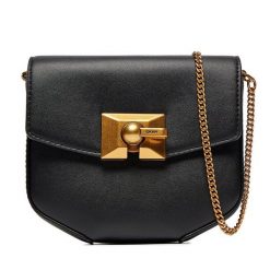 Torebka DKNY. Czarne torebki klasyczne damskie DKNY, bez wzorów, wizytowe, bez kołnierzyka, bez ramiączek. Za 759.99 zł.