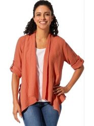 WITT WEIDEN Kardigan w kolorze pomarańczowym rozmiar: 52. Pomarańczowe kardigany damskie WITT WEIDEN, bez wzorów, z bawełny. Za 56.99 zł.