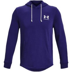 Bluza męska Under Armour UA Rival Terry LC HD. Niebieskie bluzy bez kaptura męskie Under Armour, m. Za 285.81 zł.