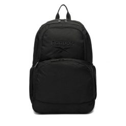 Plecak Reebok. Czarne plecaki damskie Reebok, bez wzorów, sportowe. Za 99.99 zł.