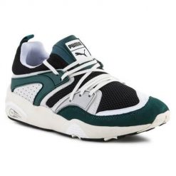 Buty do chodzenia męskie Puma Blaze Of Glory Prm M. Zielone buty sportowe na co dzień męskie Puma, z materiału, bez zapięcia, trekkingowe. Za 583.00 zł.