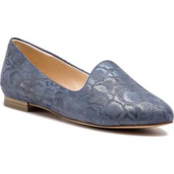 Półbuty CAPRICE - 9-24203-22 Denim Snake 884. Niebieskie mokasyny damskie Caprice, bez wzorów, z denimu, bez obcasa, na płaskiej podeszwie. W wyprzedaży za 159.00 zł.