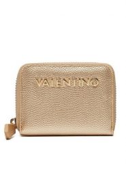 Valentino Portfel Divina VPS1R4139G Złoty. Żółte portfele damskie Valentino, bez wzorów, ze skóry. Za 129.99 zł.