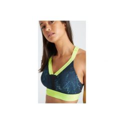 Stanik fitness cardio 500. Niebieskie biustonosze sportowe damskie DOMYOS, bez wzorów, z elastanu. Za 59.99 zł.