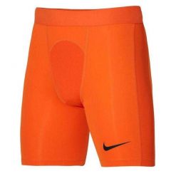 Męskie Spodenki Kompresyjne Pro Strike DriFIT. Brązowe szorty męskie Nike, bez kołnierzyka. Za 138.99 zł.
