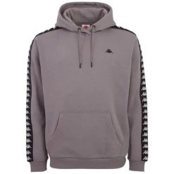 Bluza męska Kappa Joder szara. Szare bluzy sportowe męskie Kappa, l, z bawełny. Za 96.99 zł.