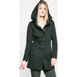 Only - Płaszcz. Czarne płaszcze damskie Only, s, bez wzorów, z bawełny. W wyprzedaży za 139.90 zł.