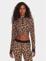 Reebok Bluza techniczna Francis RK25162CCW Beżowy Slim Fit. Brązowe bluzy bez kaptura damskie Reebok, s, bez wzorów, z syntetyku, bez ramiączek, bez kaptura. Za 269.99 zł.