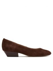 LAUREN RALPH LAUREN Czółenka Weslee 802P15819007 Brązowy. Brązowe czółenka damskie Lauren Ralph Lauren, bez wzorów, ze skóry, bez obcasa. Za 729.99 zł.