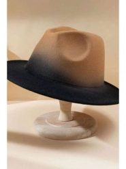 Lucky Bees Kapelusz w kolorze czarno-beżowym rozmiar: onesize. Brązowe kapelusze damskie Lucky Bees, bez wzorów. Za 148.26 zł.