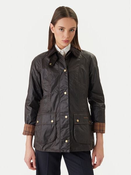 Barbour Kurtka przejściowa BARBOUR-LWX0667RU52 Brązowy Regular Fit. Brązowe kurtki damskie Barbour, bez wzorów, z bawełny, bez kaptura. Za 1,449.00 zł.