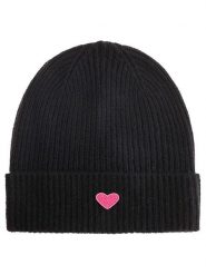Zwillingsherz Kaszmirowa czapka beanie w kolorze czarnym rozmiar: onesize. Czarne czapki zimowe damskie Zwillingsherz, z kaszmiru. Za 287.84 zł.