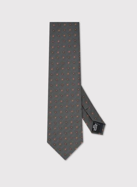 PAKO LORENTE – Zielony krawat w kwiaty. Zielone krawaty i muchy męskie Pako Lorente, bez wzorów, z poliesteru, biznesowe. Za 99.99 zł.